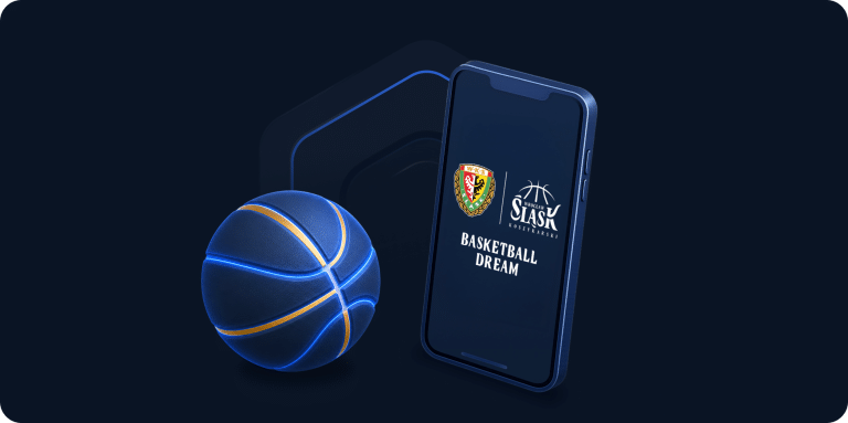 Mobile fan app for Polish basketball club created by a gaming software company