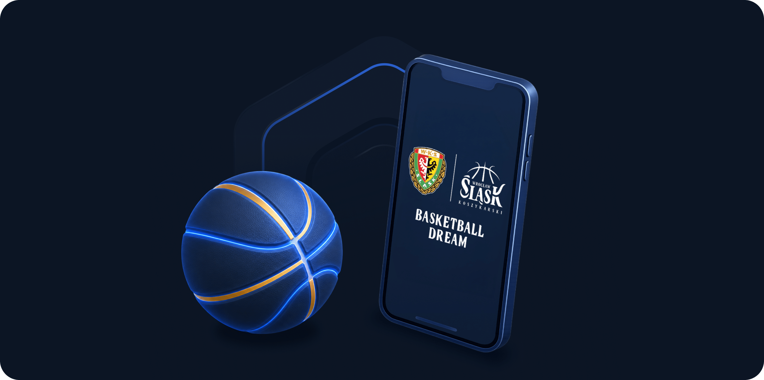 Mobile fan app for Polish basketball club created by a gaming software company