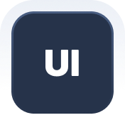 Eye-catching UI design