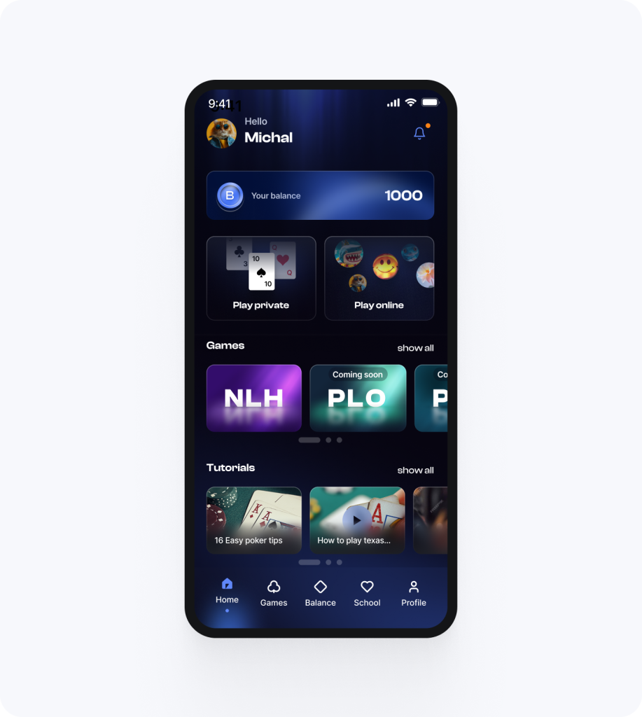poker application