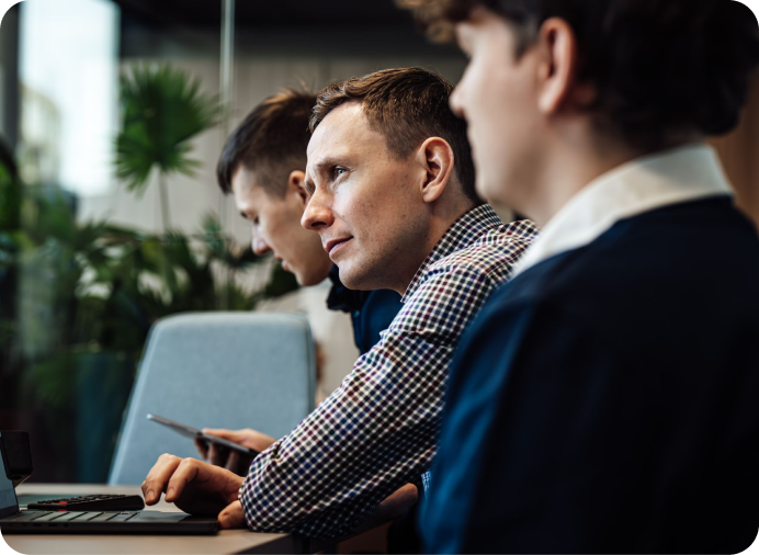 Our Head of Development regularly monitors the quality of work.