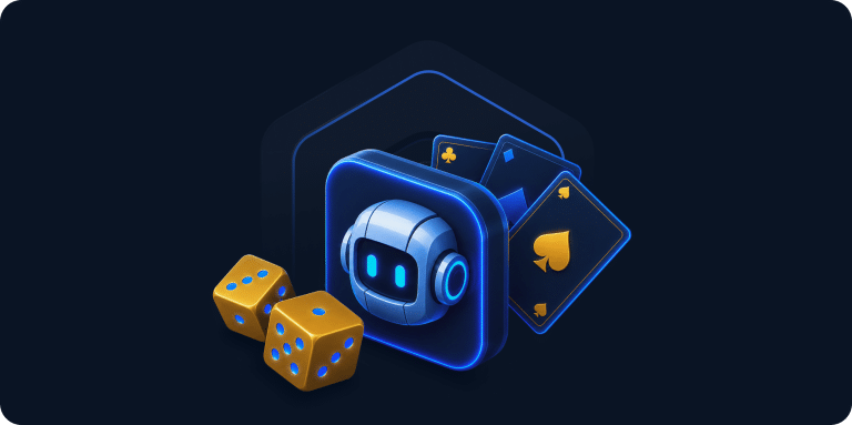 AI in iGaming platform showing back-office automation, fraud detection, personalization and predictive analytics for operators.